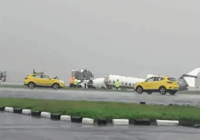 Big accident at Mumbai airport