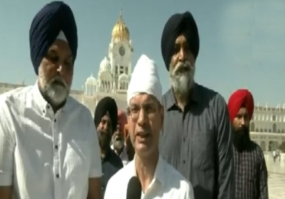 Punjab DGP at Golden Temple Amritsar