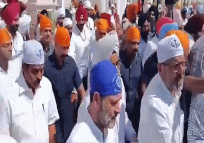  Rahul Gandhi Punjab Visit Prays in Golden Temple Amritsar 