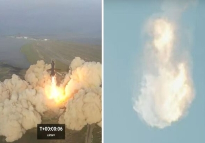 most powerful rocket in the world spacex starship first launch failed