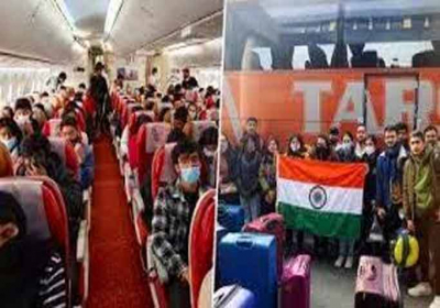 Sixth flight from Budapest carrying 240 Indians leaves for India