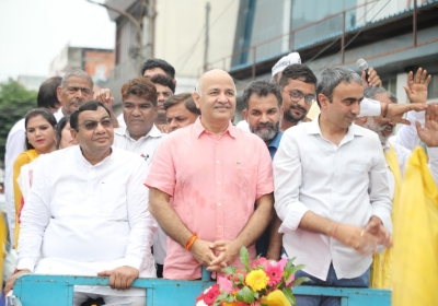 Manish Sisodia Road Show in Ganaur