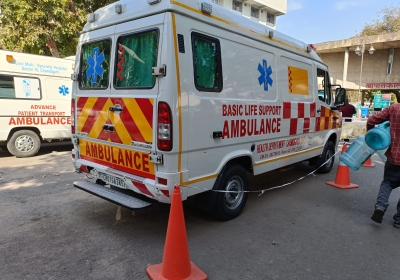 Ambulances with Private Numbers