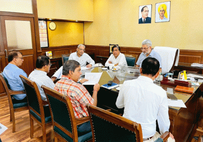 Bram Shankar Zimpa holds high level meeting with Forest Minister to expedite the progress of water s