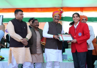 Carmel Convent cricketer Aditi Sheoran honored on Republic Day