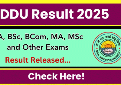 दीन दयाल उपाध्याय ( डीडीयू ) गोरखपुर विश्वविद्यालय ने विभिन्न स्नातक (यूजी) और स्नातकोत्तर (पीजी) पाठ्यक्रमों के परिणाम घोषित कर दिए हैं। 