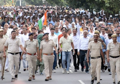 हरियाणा के हजारों शिक्षकों का चंडीगढ़ में हल्ला बोल