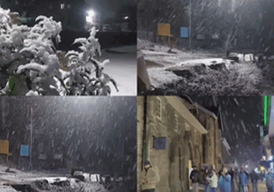 First snowfall of the season in Himachal, mercury drops in Shimla and Kinnaur