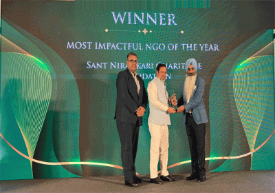 Sant Nirankari Charitable Foundation honored for public welfare service