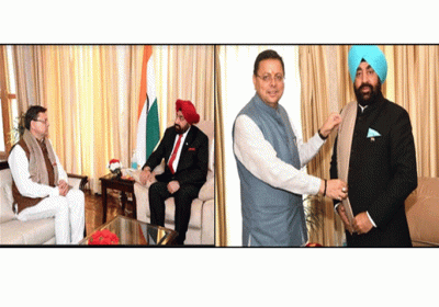 CM Dhami met the Governor