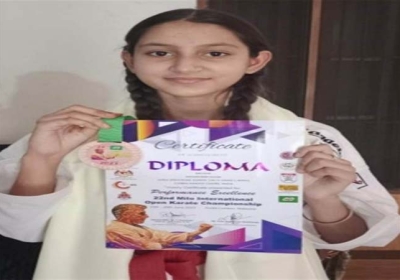 Rejanpreet Kaur Won Bronze Medal in Open Karate Championship 2023