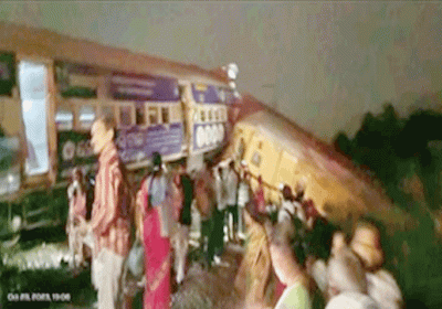 8 passengers killed in collision between 2 trains in Andhra Pradesh