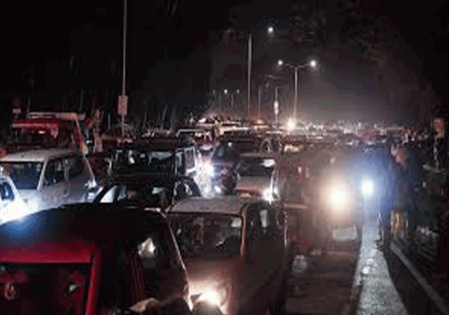 There was a huge traffic jam after Diljit Dosanjh's show